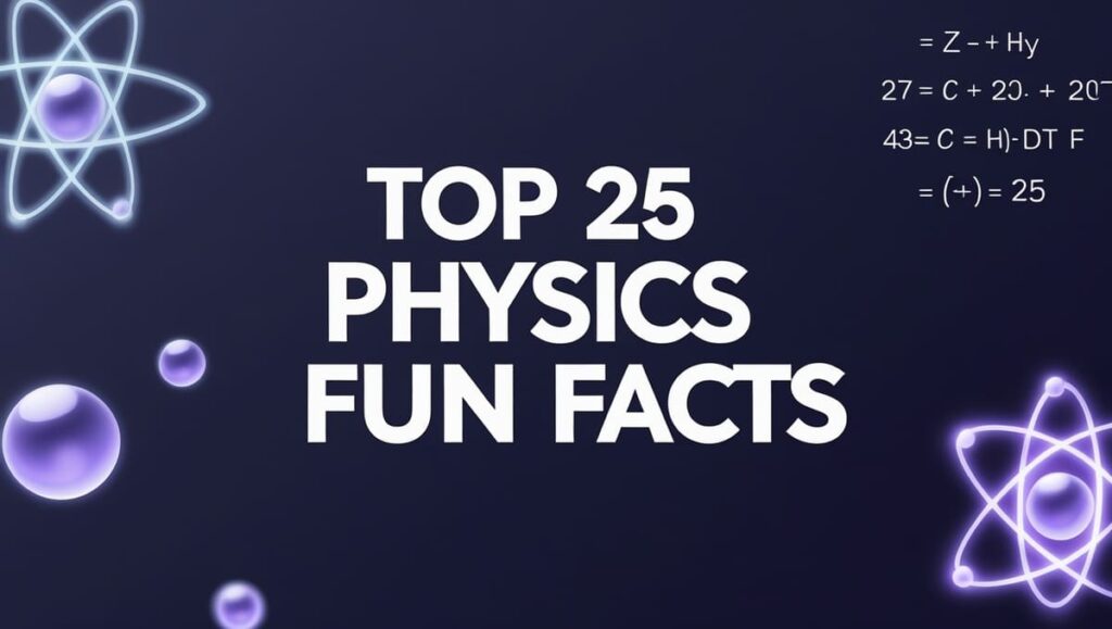 Top 25 Physics Fun Facts