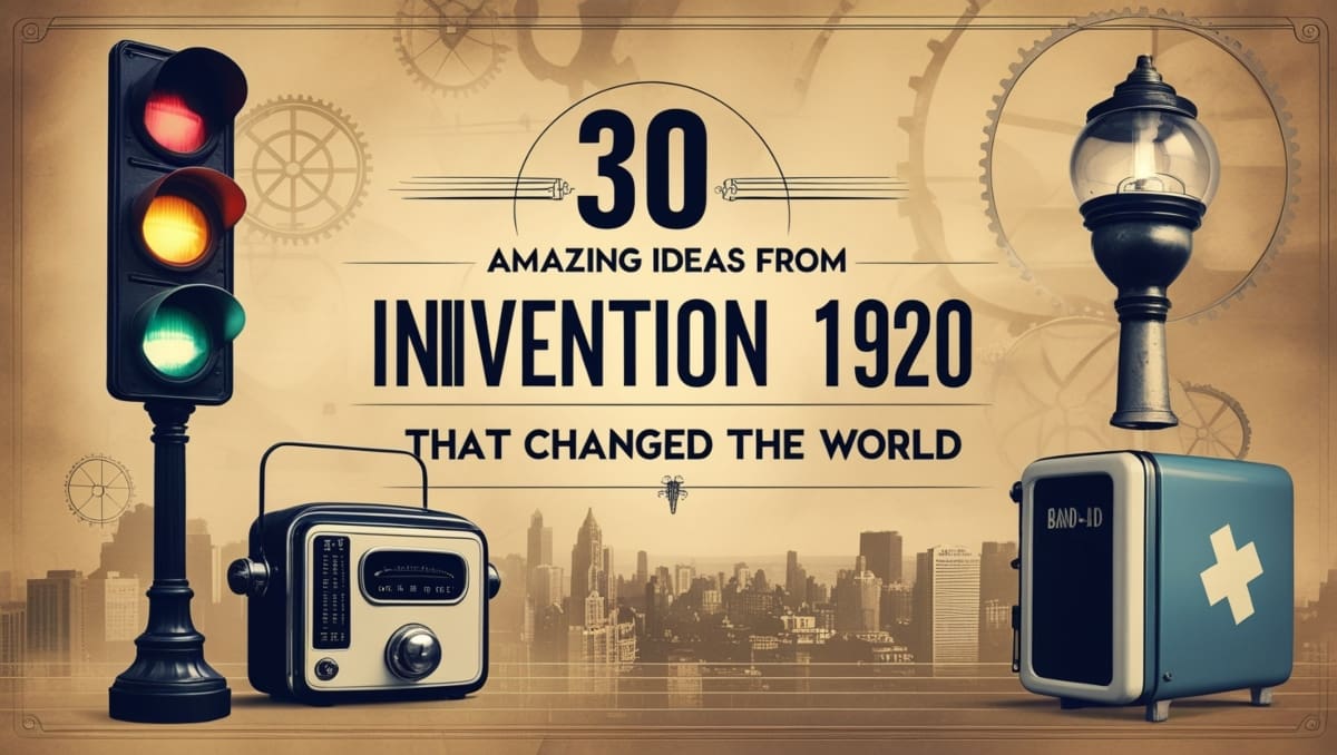 30 Amazing Ideas from Invention 1920 That Changed the World